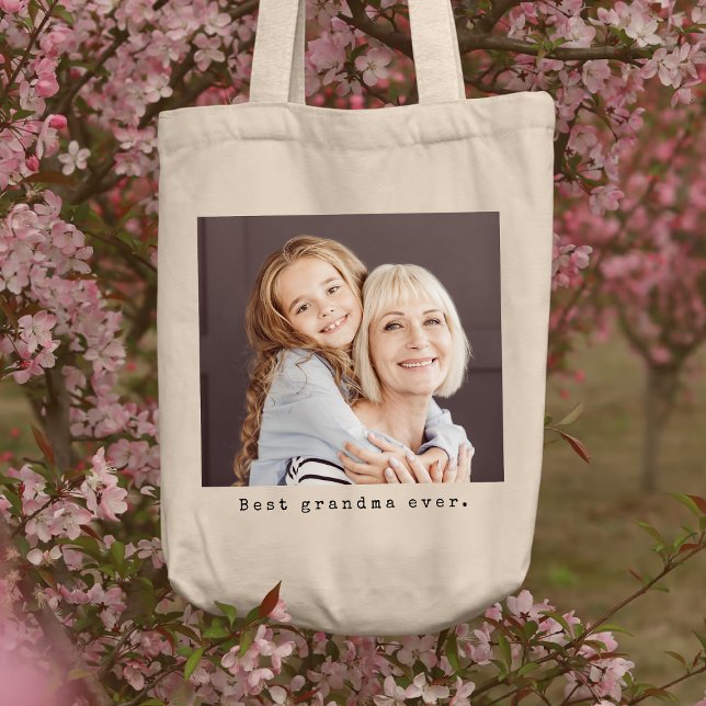Best Grandma Ever Grandmother Full Photo Tote Bag (Creator Uploaded)