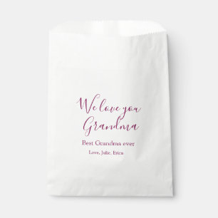 best grandma ever grandparents photo gifts classic favour bag