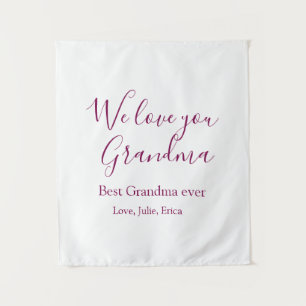 best grandma ever grandparents photo gifts classic tapestry
