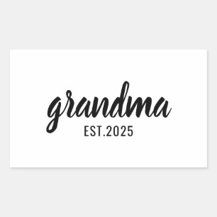 Best Grandma Ever   Happy Grandparents Day Cute Rectangular Sticker