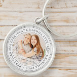 Best Grandma Ever Modern Classic Photo Key Ring<br><div class="desc">This simple and classic design is composed of serif typography and add a custom photo. "Best Grandma Ever" circles the photo of your grandma,  gramma,  grandmother,  granny,  mee-maw,  lola etc</div>