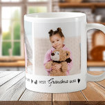 Best GRANDMA Ever Modern Personalised 3 Photo Coffee Mug<br><div class="desc">Introducing the perfect gift for the best GRANDMA ever - a personalised photo collage coffee mug! This stylish and modern mug features space for 3 special pictures, creating a unique and sentimental gift that any grandmother would adore. With the option to add a personalised message and name, this mug is...</div>