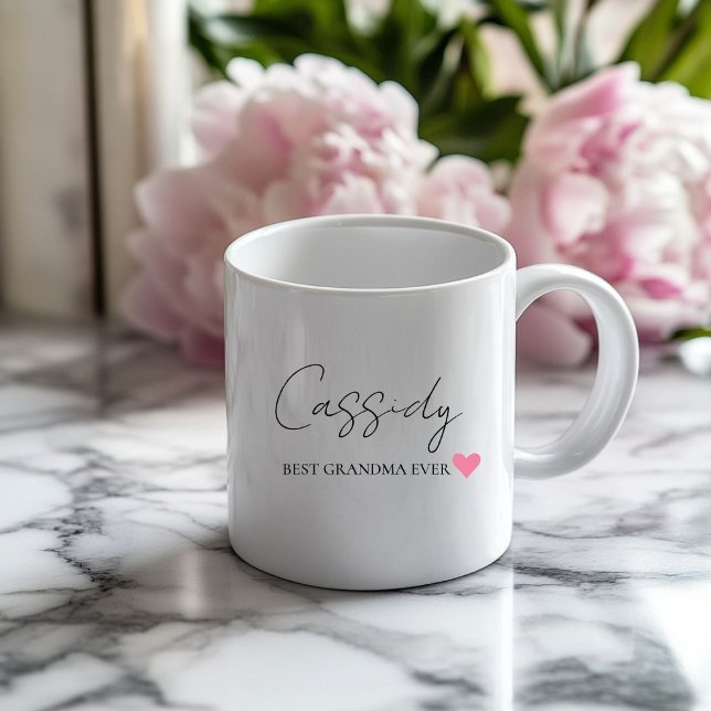 Best Grandma Ever Monogram | Personalised Mug  (Creator Uploaded)
