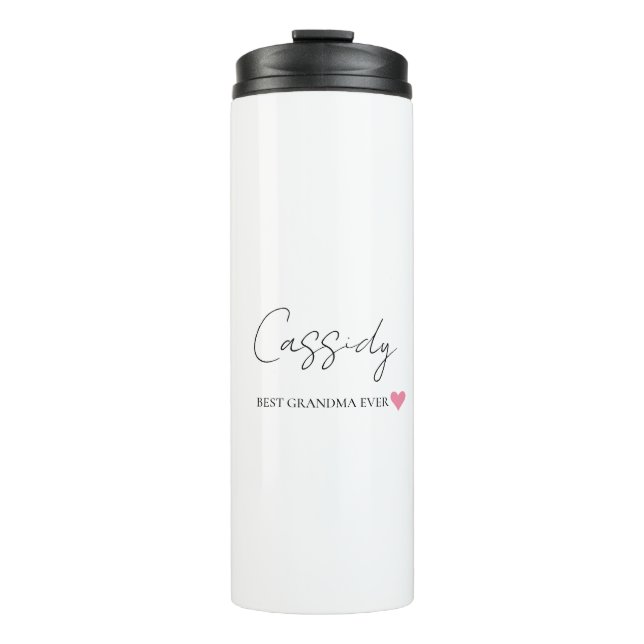 Best Grandma Ever Monogram | Thermal Tumbler (Front)