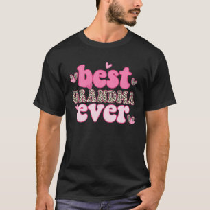 Best Grandma Ever Mother's Day 2022 Leopard Print T-Shirt