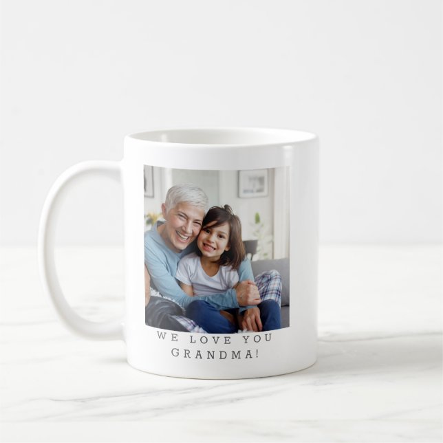 Best Grandma Ever Personalised Coffee Mug (Left)