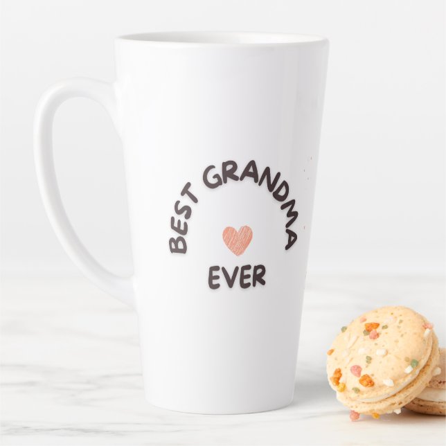 Best Grandma Ever Personalized Latte Mug (In Situ)