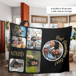 Best Grandma Ever Photo Collage Fleece Blanket<br><div class="desc">Best Grandma Ever photo collage fleece blanket. Show grandma (or nonna, or grandpa or whoever you'd like to honour- the text is editable on the template) how much you care. This blanket is personalised with a six-photo collage and the names of the grandchildren. The best grandma ever is written in...</div>