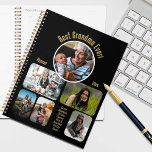Best Grandma Ever! Photo Collage Planner<br><div class="desc">Stylish Best Grandma Ever Planner. Show Grandma (or someone else--the text can be edited for any person) how much you care. Personalised notebook with six-photo collage and a list of the children's names. Add the year and your loved one will have a great planner for their desk at work or...</div>