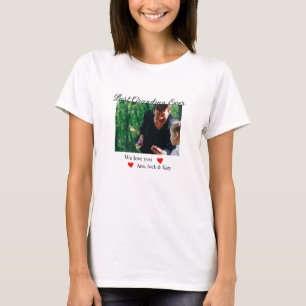 Best Grandma ever photo collage we love you name T-Shirt