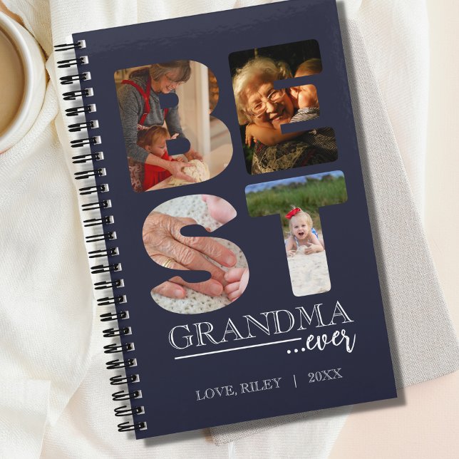 Best Grandma Ever Photo Gift Notebook (Creator Uploaded)