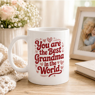 Best Grandma Ever Photo Grandparents Day Coffee Mug