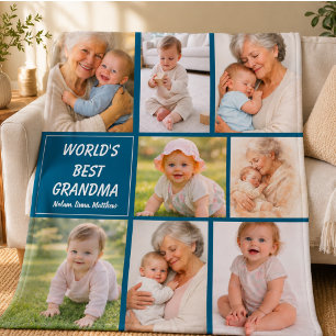 Best Grandma Ever Photo Personalised Grandparent Plaque