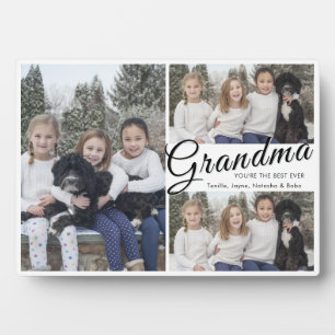 Best Grandma Ever Photo Plaque