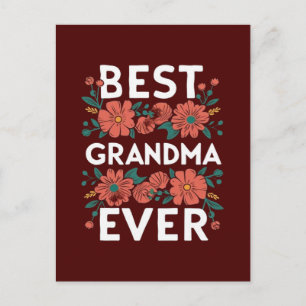 Best grandma ever postcard