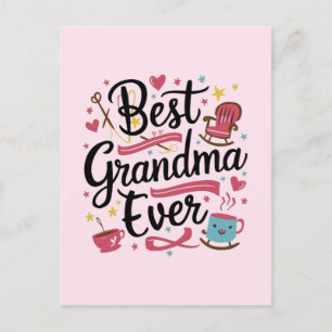 Best grandma ever postcard