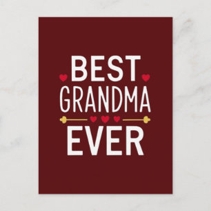 Best grandma ever postcard