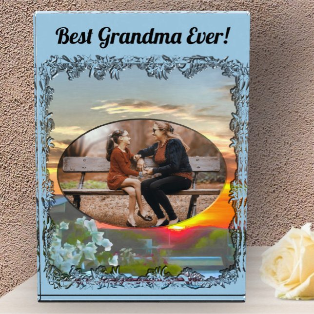 Best Grandma Ever Rooftop Sunset 2295 Photo Block (Creator Uploaded)