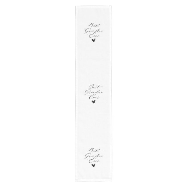 Best grandma ever short table runner (Front)