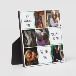 Best grandma ever we love grandma photo collage plaque