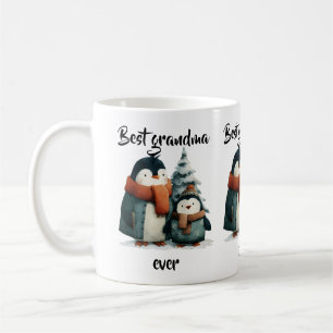 Best Grandma Ever Winter Penguins Coffee Mug