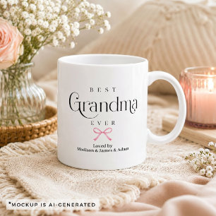 Best Grandma Gift Personalised Coffee Mug