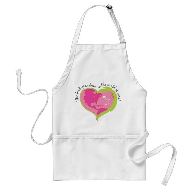 Best Grandma in the World Apron (Front)