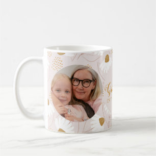 Best Grandma Mug, Daisy Floral Grandma Gift Coffee Mug