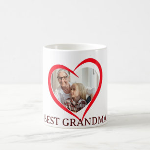 Best Grandma Personalized Own Photo Mug