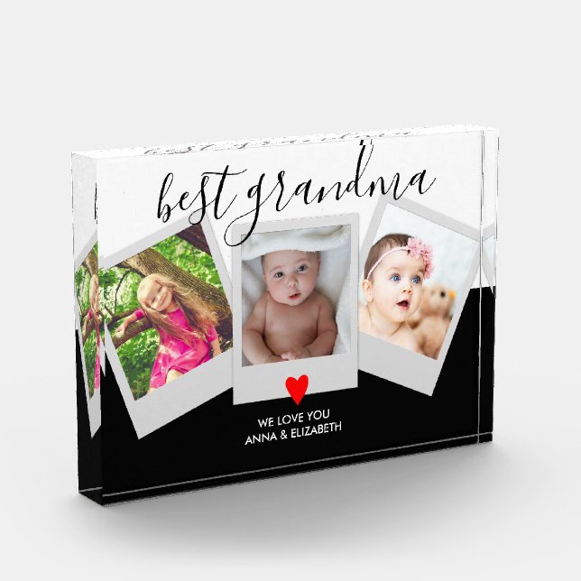 Best Grandma Photo Collage Personalised Script  (Left)