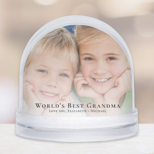 Best Grandma Photo Snowglobe