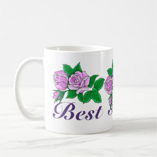 Best Grandma with Roses Mug