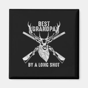 Best Grandpa By A Long Shot - Men Deer Hunting Gra Magnet