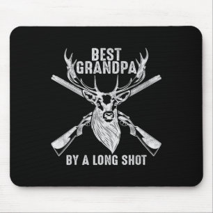 Best Grandpa By A Long Shot - Men Deer Hunting Gra Mouse Pad