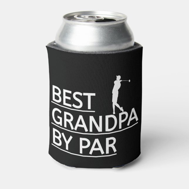Best grandpa by par can cooler (Can Back)