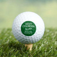 Best Grandpa by Par Custom Green White