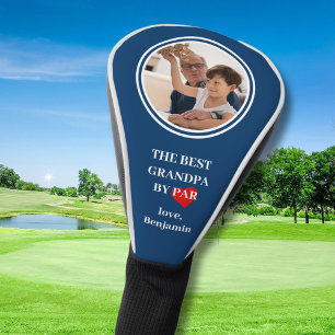 BEST GRANDPA BY PAR Custom Photo Golf Head Cover