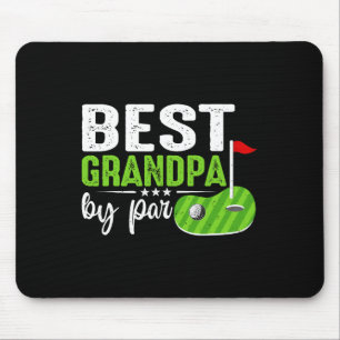 Best Grandpa By Par Father's Day Golf Sports Lover Mouse Pad