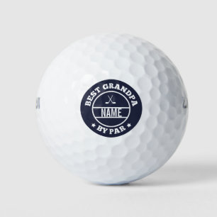 Best Grandpa By Par   Fathers Day Grandparents Day Golf Balls