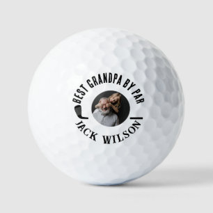 Best Grandpa by Par Gift for Him Golf Balls