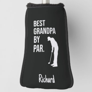 Best Grandpa By Par Grandfather Golfer Funny Golf Head Cover