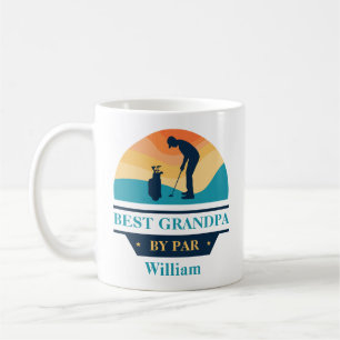 Best Grandpa By Par Grandparents Day Golf Lover Coffee Mug