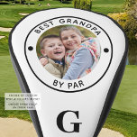 BEST GRANDPA BY PAR Monogram Photo Golf Head Cover<br><div class="desc">Create a unique personalised photo golf head cover for the golfer grandfather with the suggested editable funny saying BEST GRANDPA BY PAR and personalised with a photo and his monogram. PHOTO TIP: Choose a photo with the subject in the middle and/or pre-crop into a square shape BEFORE uploading and/or use...</div>