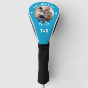 Best Grandpa By Par Photo Monogram Golf Head Cover