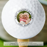 BEST GRANDPA BY PAR Photo Personalised Golf Balls<br><div class="desc">For the special golf-enthusiast grandfather, create a unique photo golf ball with the editable funny saying BEST GRANDPA BY PAR and your custom text in your choice of colours. Meaningful gift for grandpa for his birthday, Grandparents Day, Father's Day or a holiday. PHOTO TIP: Choose a photo with the subject...</div>