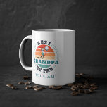 Best Grandpa By Par Retro Fathers Day Personalised Coffee Mug<br><div class="desc">Retro Best Grandpa By Par design you can customise for the recipient of this cute golf theme design. Perfect gift for Father's Day or grandfather's birthday. 

The text "GRANDPA" can be customised with any dad moniker by clicking the "Personalise" button above</div>
