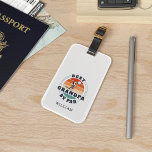 Best Grandpa By Par Retro Golfing Fathers Day Name Luggage Tag<br><div class="desc">Retro Best Grandpa By Par design you can customise for the recipient of this cute golf theme design. Perfect gift for Father's Day or grandfather's birthday. The text "GRANDPA" can be customised with any dad moniker by clicking the "Personalise" button above. Add a name to make it even more special...</div>