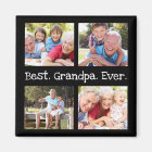 Best Grandpa Ever 4 Photo Collage Fun Keepsake