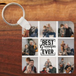 Best Grandpa Ever 8 Photo Collage  Keychain<br><div class="desc">Create Your Own, Grandparents Photo Collage for Christmas, Birthdays, Weddings, Anniversaries, Graduations, Father's Day, Mother's Day or any other Special Occasion, with our easy-to-use design tool. Add your favorite photos of friends, family, vacations, hobbies and pets and you'll have a stunning, one-of-a-kind photo collage. Our custom photo collage is perfect...</div>