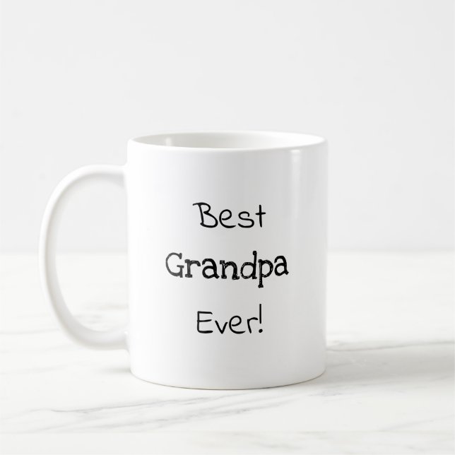 Best Grandpa Ever Coffee Mug (Left)
